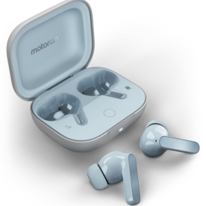 Motorola Moto Buds Auriculares Bluetooth Inalámbricos Azul para Llamadas, Música y Deporte