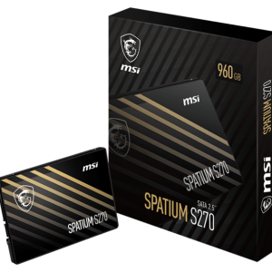 MSI Spatium S270 SATA 2.5" 960GB Serial ATA III 3D NAND SSD