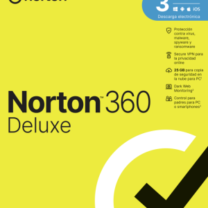 Norton 360 Deluxe Antivirus Seguridad - 1 Licencia 1 Año Español