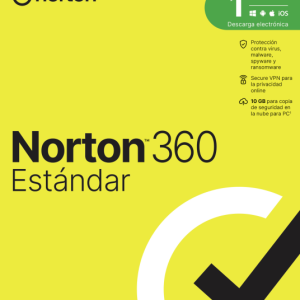 Norton 360 Standard Antivirus en Español - 1 Licencia 1 Año
