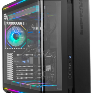 NOX Hummer Semitorre ATX con Cristal Curvo y ARGB Ngr – Elegancia y Rendimiento