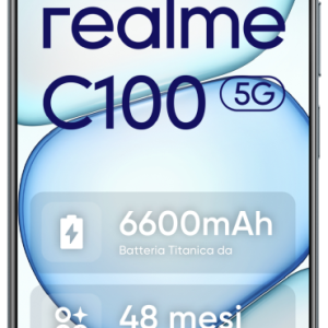 realme C100 5G Verde - Pantalla 6.8", 4GB RAM, 256GB, Batería 6600mAh
