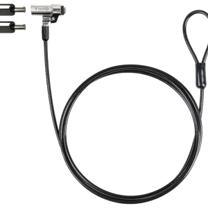 TooQ Cable de Seguridad Tipo NANO para Portátiles 1.5m Gris Oscuro con Llave