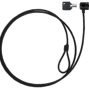 TooQ Cable de Seguridad para Portátiles 1.5m con Llave - Gris Oscuro
