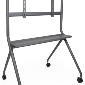 TooQ iSTAND Soporte de Suelo con Ruedas para Pantallas 50"-86" en Gris