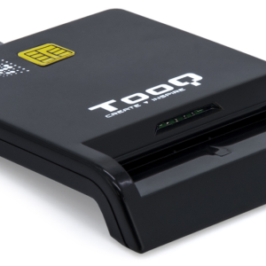 TooQ Lector de Tarjetas Inteligentes DNIe SIM USB-C en Negro - Alta Compatibilidad y Velocidad