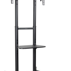 TooQ RAMSÉS Soporte de Suelo con Ruedas para Pantallas 37"-70" en Negro