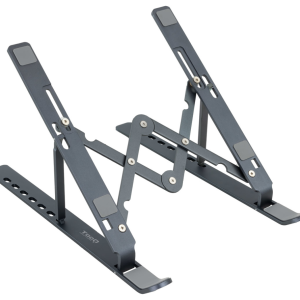 TooQ Soporte Elevador Gris para Portátiles, Tablets, Móviles y Libros