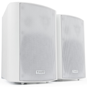 TooQ TQOWS-01W Altavoces Autoamplificados de Pared con Sonido Potente y Diseño Compacto