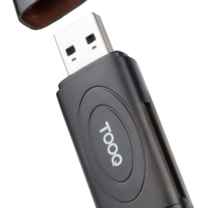 TooQ TQR-3002B lector de tarjeta USB 3.2 Gen 1 Type-A, rápido y compatible