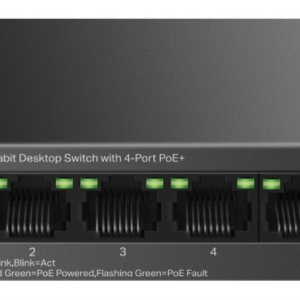 TP-Link LiteWave LS105GP Switch No Administrado Gigabit PoE Negro