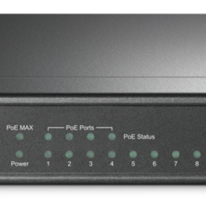 TP-Link TL-SF1008P Switch Fast Ethernet PoE No Administrado Negro