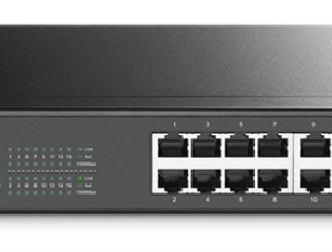 TP-Link TL-SG1016 Switch No Administrado Gigabit Ethernet 16 Puertos 1U Negro