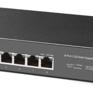 TP-Link TL-SG108-M2 Switch No Administrado 2.5G Ethernet Negro - Alta Velocidad y Fiabilidad