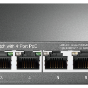 TP-Link TL-SG108PE Switch Gestionado L2 Gigabit PoE Negro 8 Puertos