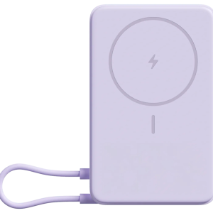Xiaomi BHR08PAGL batería externa 5900 mAh con cargador inalámbrico púrpura