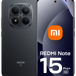 Xiaomi Redmi Note 15 Pro+ 5G Negro 12GB RAM 512GB - Pantalla 6.83" y Batería 6500mAh